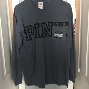 Dark blue pink long sleeve